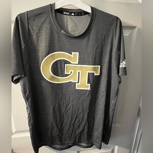 Adidas Georgia Tech Short Sleeve T-Shirt - Size Large